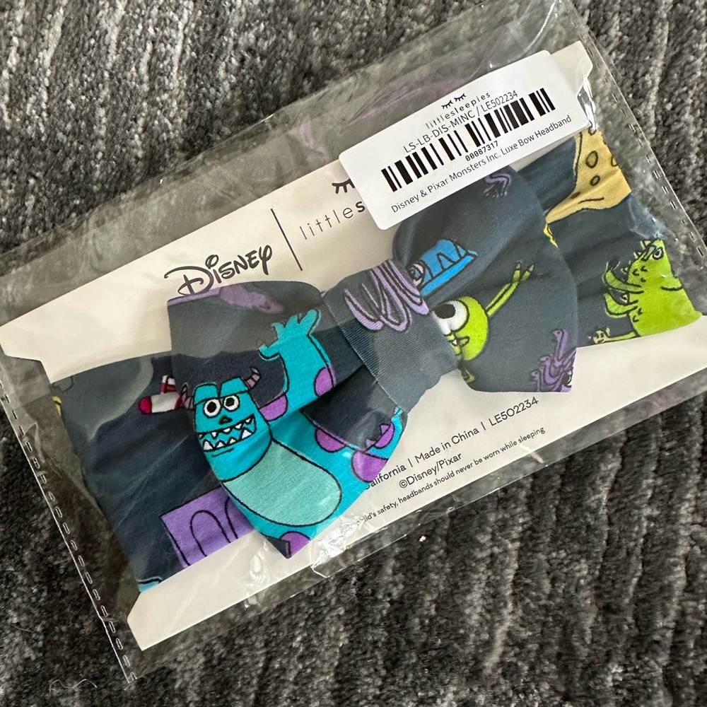 Monsters Inc Kids Bamboo Headband